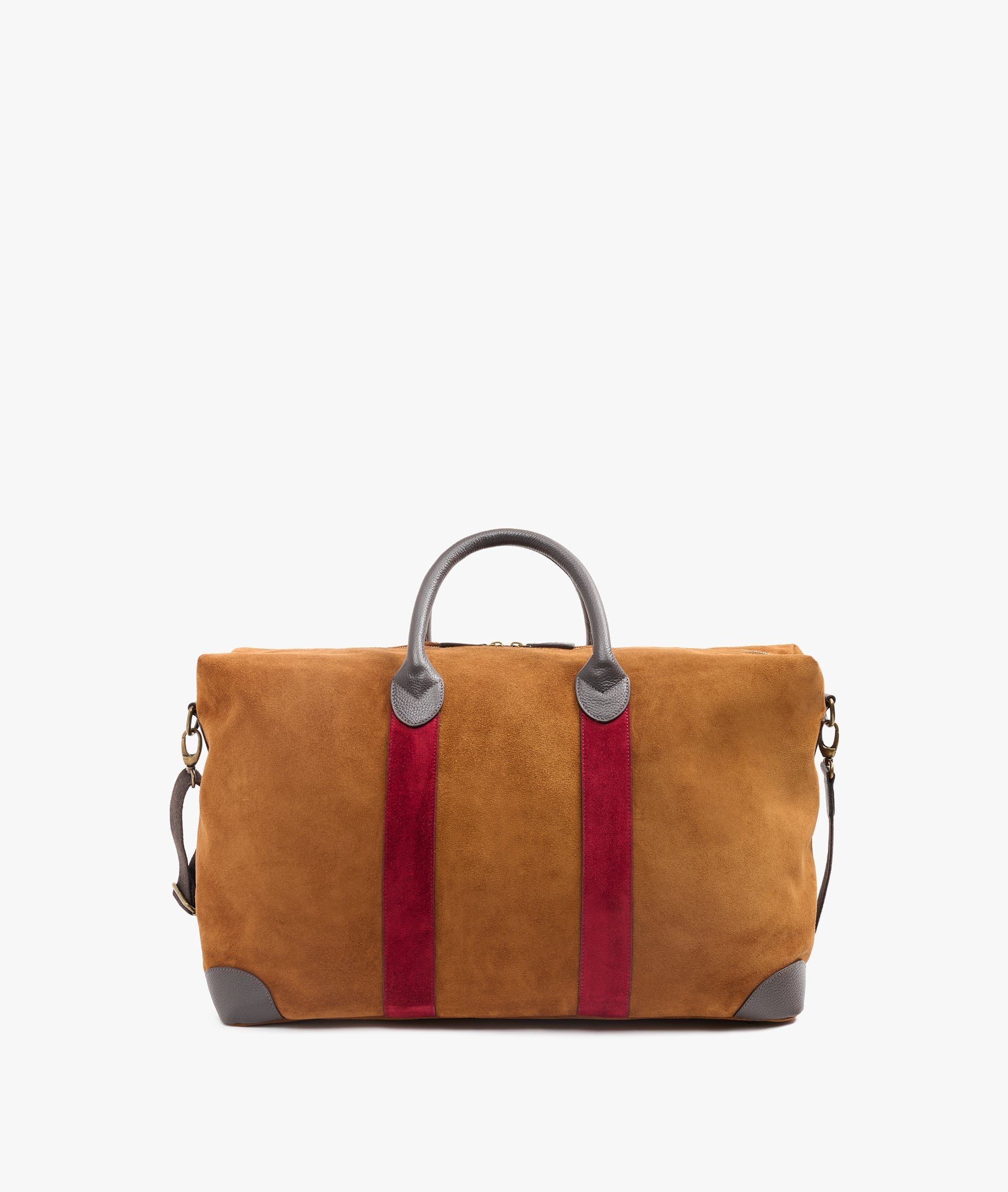 Borsone da viaggio Harvard Twin Deluxe Cuoio/Bordeaux | My Style Bags