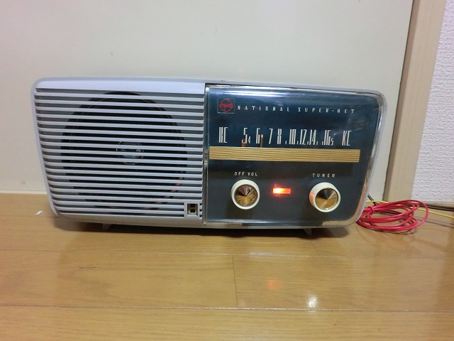 ナショナル CX-435（真空管ラジオ修理依頼品）--まえ製作所--