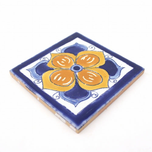 チュニジア製ポルトガルアンティーク風タイル 10x10 薄 06 | マンゴロベ