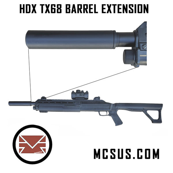 HDX TX68 Shotgun 6 Inches Barrel Extension Reaper Silencer – MCS