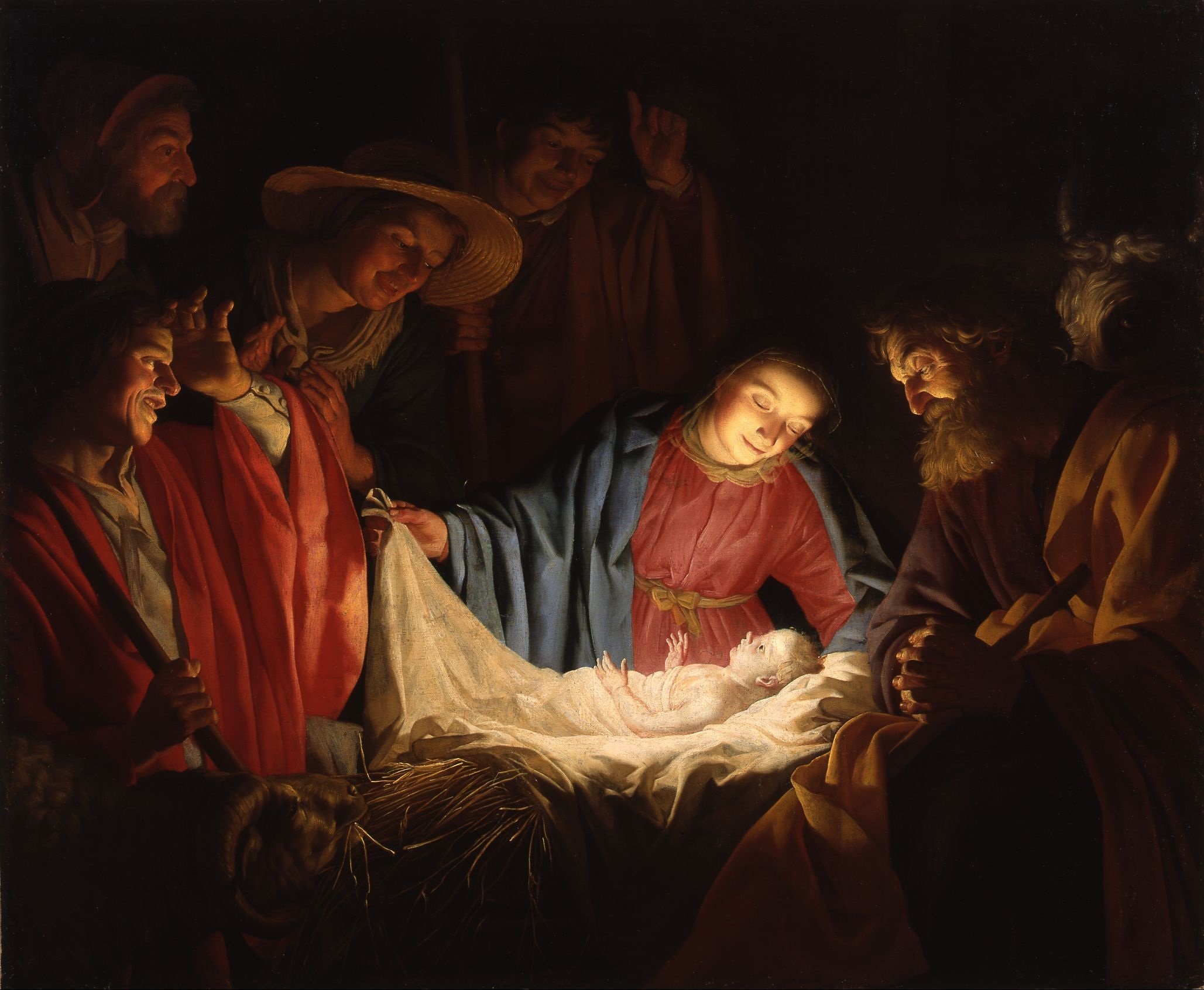 世界のタグ名画 - Adoration of the shepherds / ヘラルト・ファン