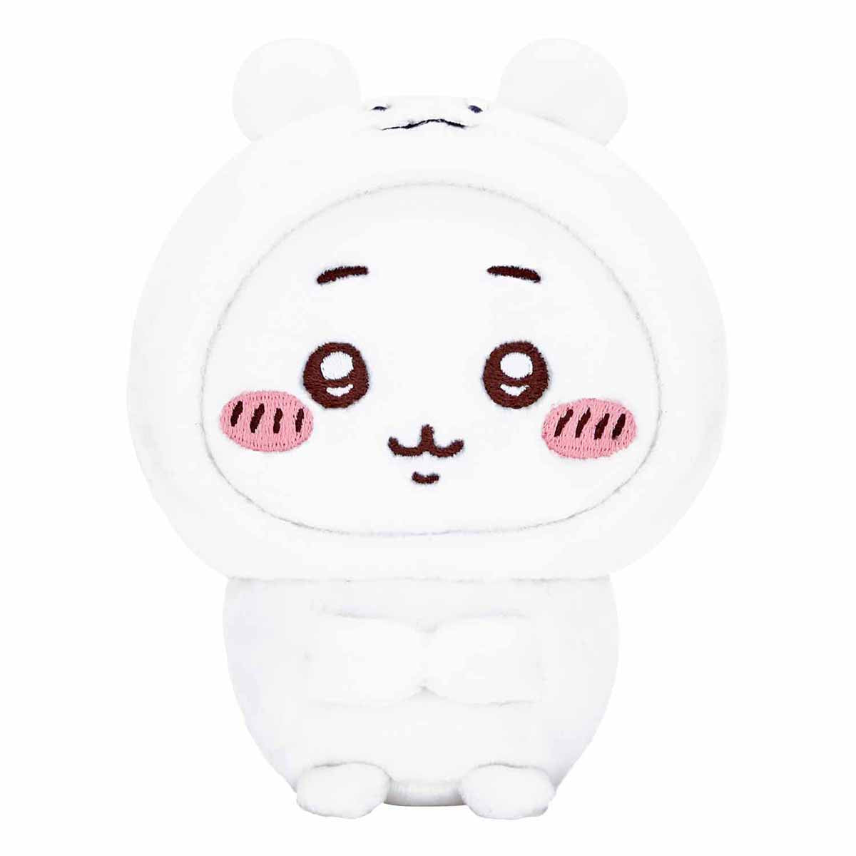 ナガノマーケット 持ちますマスコット（ナガノのくまを被ったちいかわ