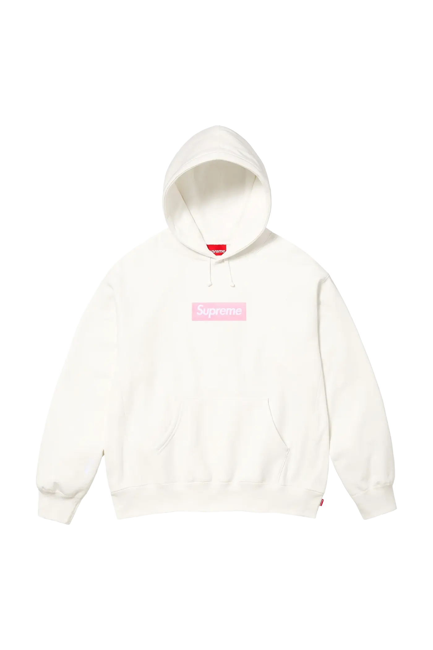 Supreme Hoodie Box Logo White (FW25) – Newcop