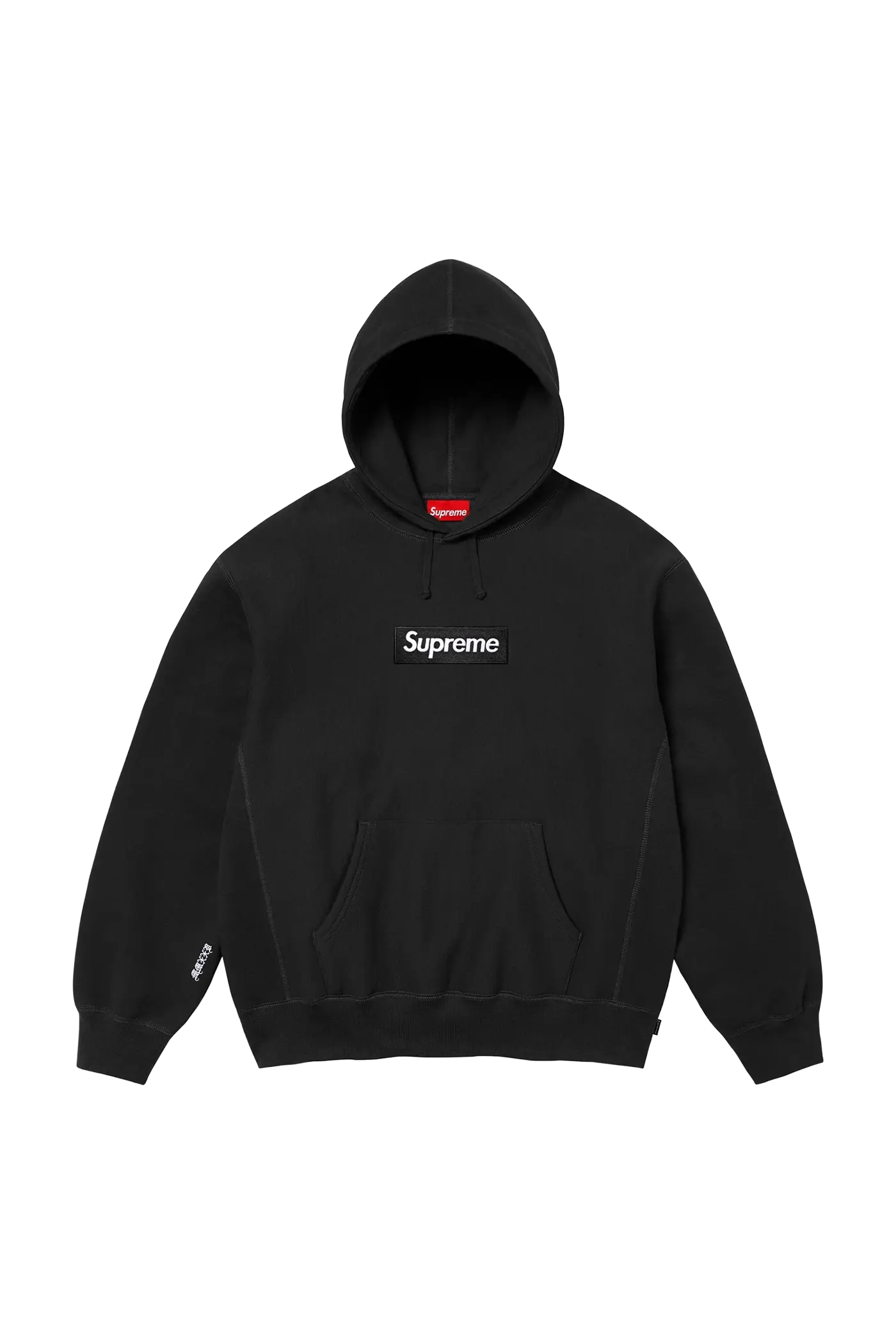 Supreme Hoodie Box Logo Black (FW25) – Newcop