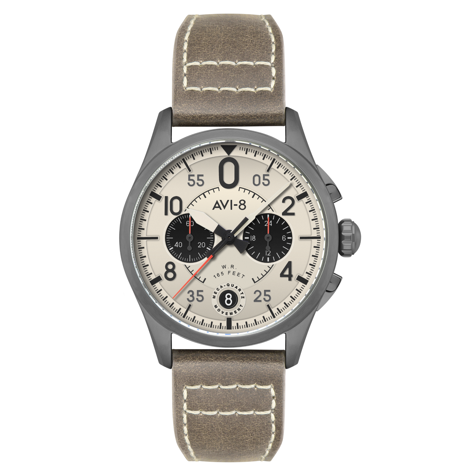 Ghost Grey | Spitfire Lock Chronograph – AVI-8 Timepieces