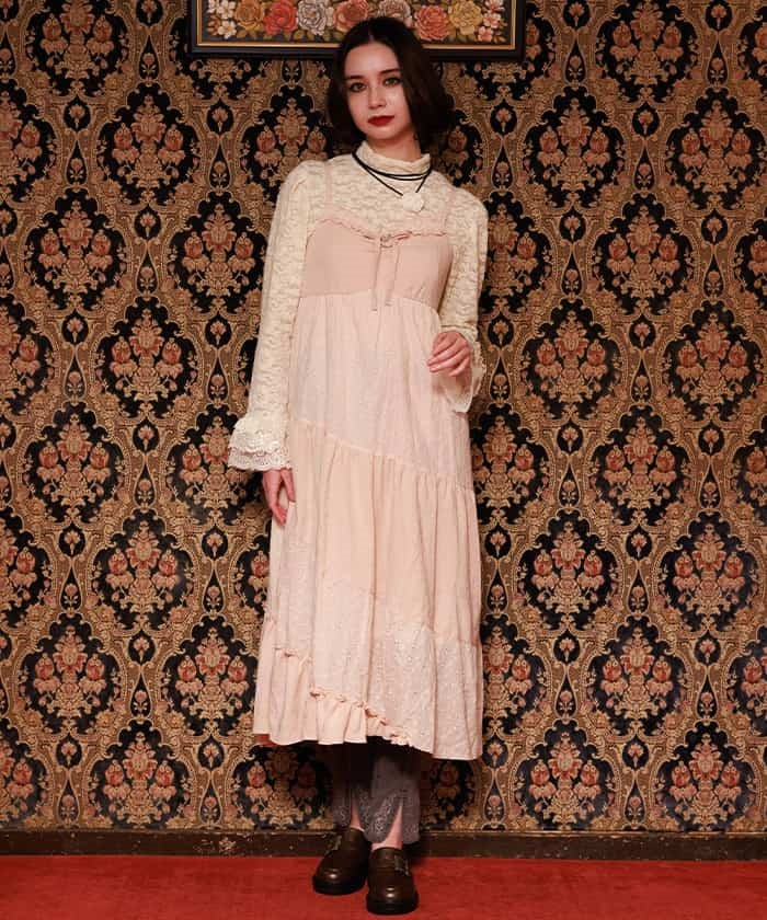 Patchwork Camisole Dress – axes femme from JAPAN