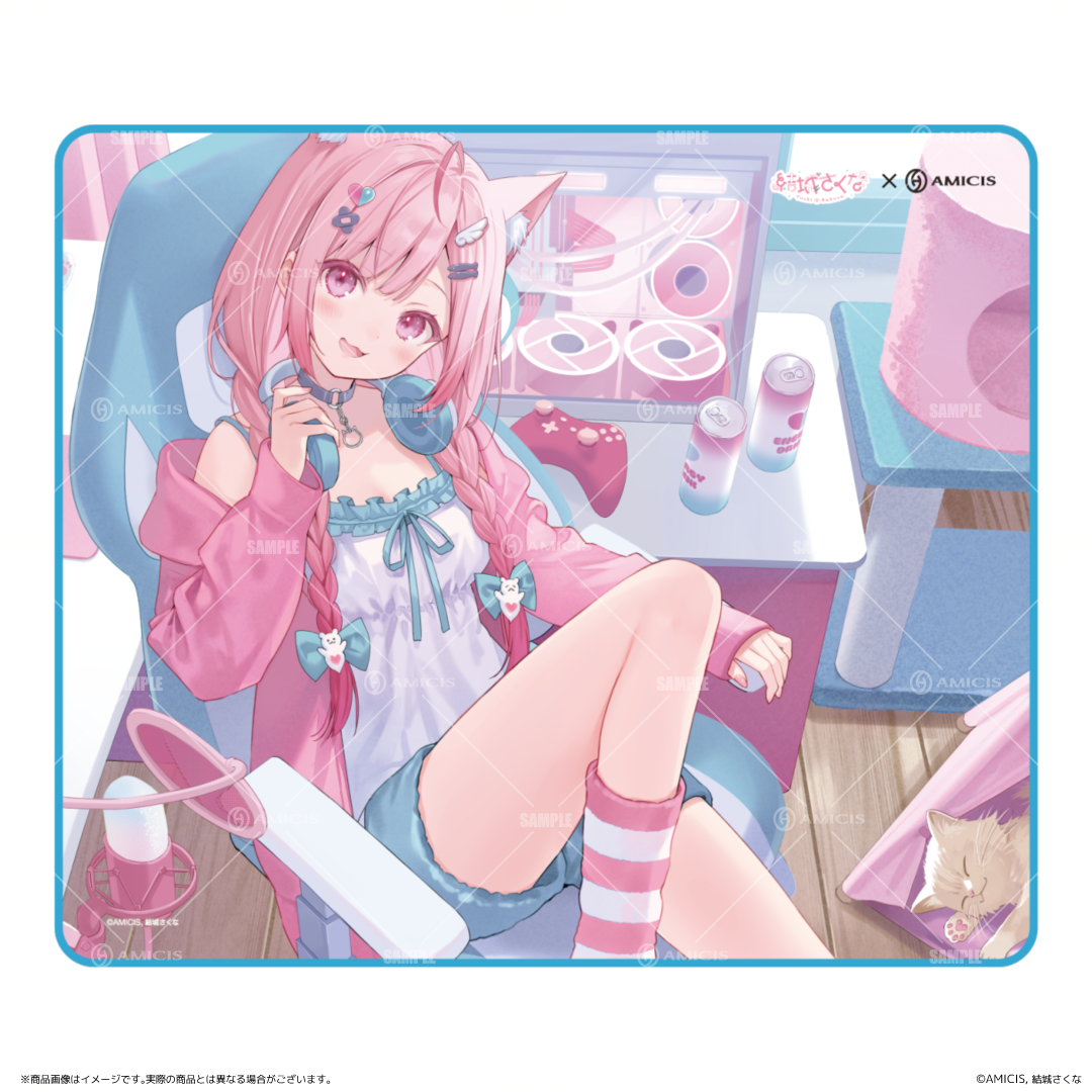 再販】結城さくな × AMICIS ゲーミングマウスパッド 仁 -JIN-