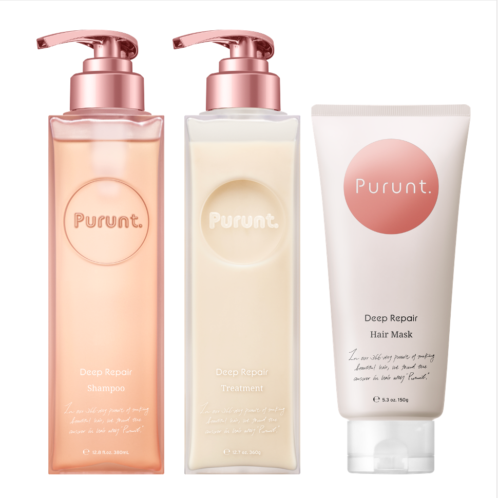 ボトルセット＋ヘアマスク】プルント ディープリペア美容液シャンプー
