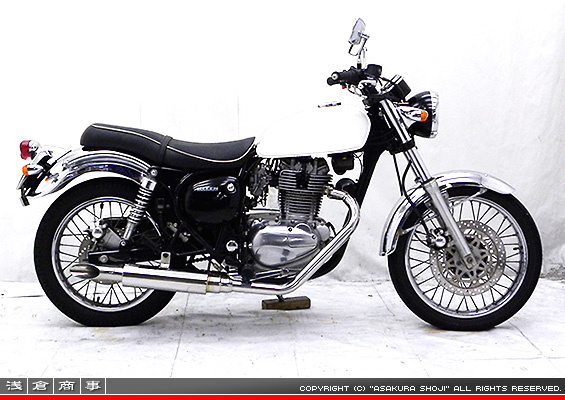 浅倉商事：エストレヤ用 US-T900タイプマフラー【フルエキゾーストタイプ】