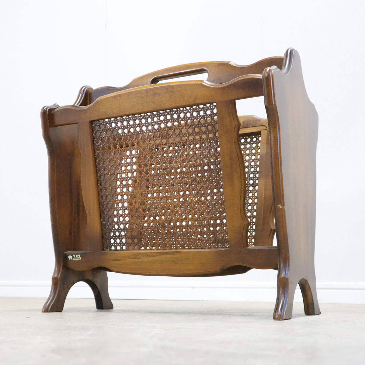 karimoku/オールドカリモク マガジンラック コロニアル 木製 本入れ