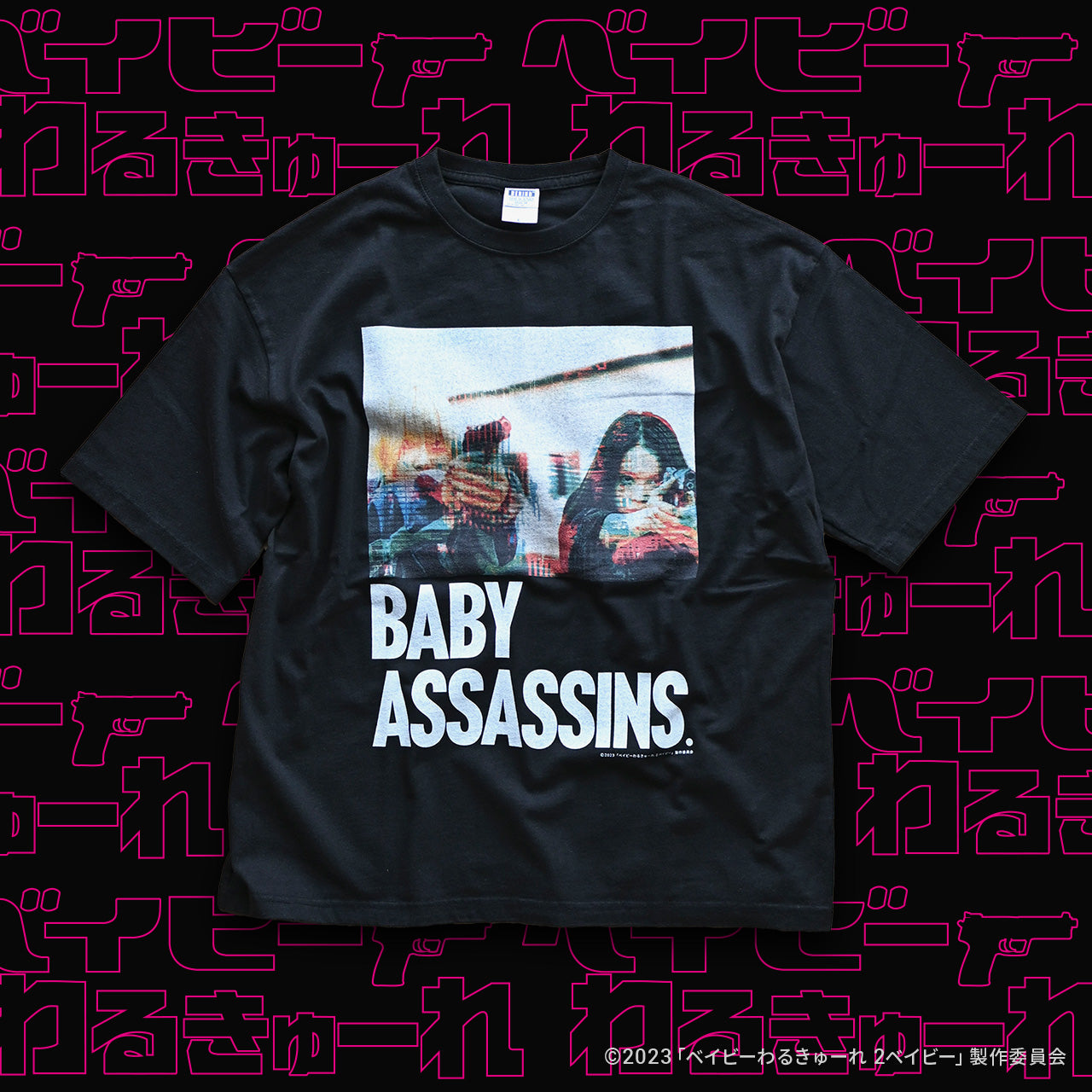 ベイビーわるきゅーれ × Behind the Scenes®︎ コラボTシャツ 03