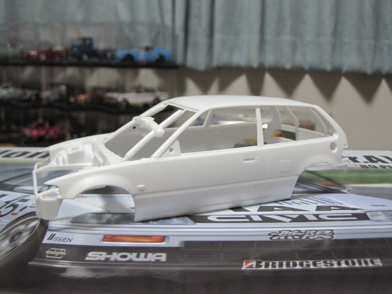 アオシマ＆BEEMAXのEF3 シビック Gr.A `89 PIAAのレビューです