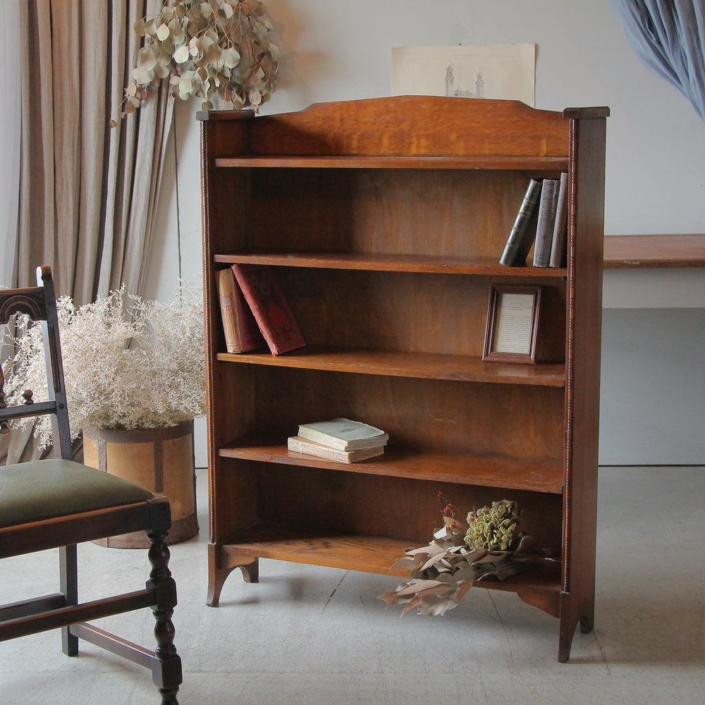 1930年代オーク材シンプルなブックシェルフ（本棚） イギリス