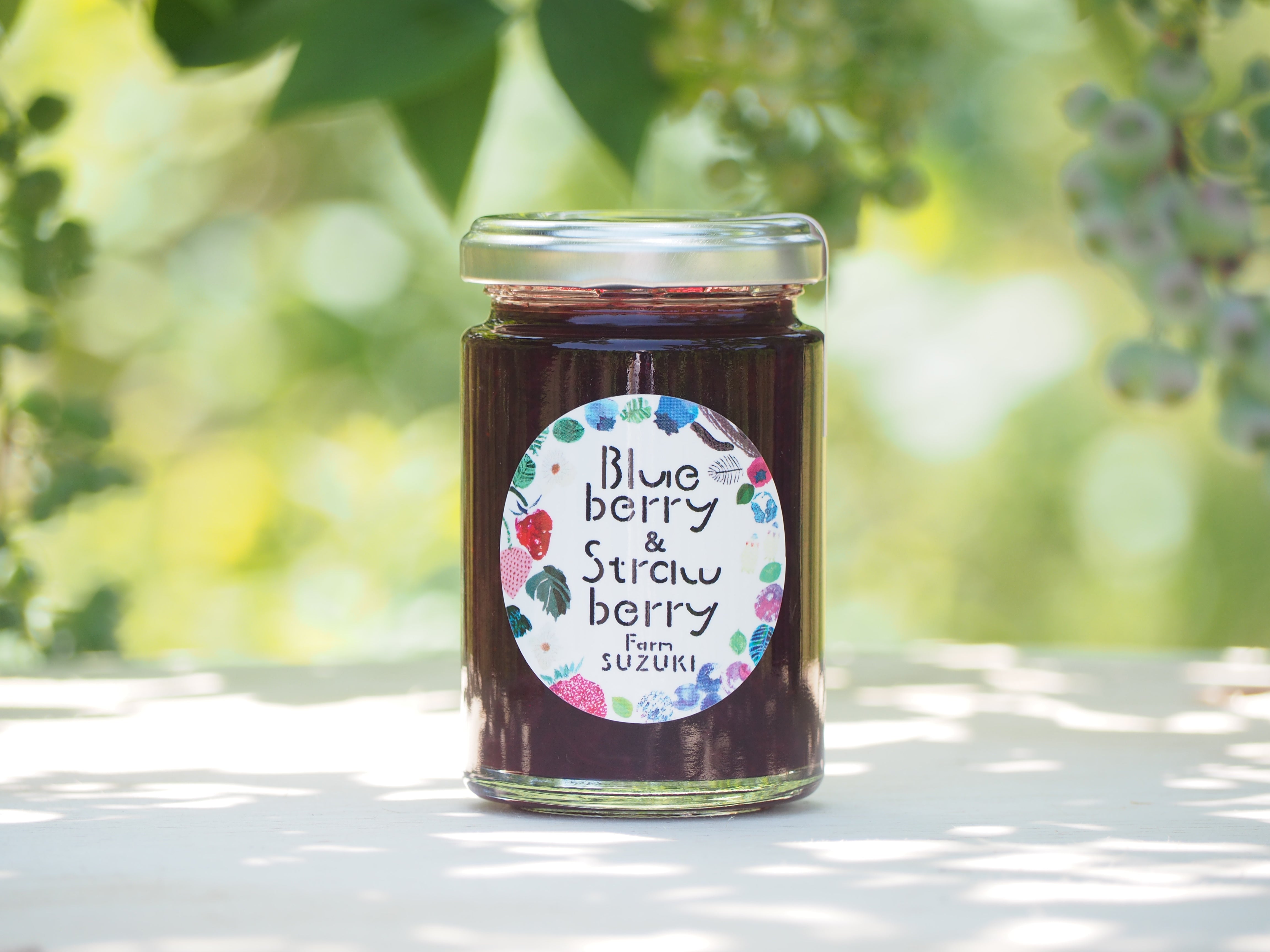 いちごとブルーベリーのミックスジャム｜Blueberry Farm SUZUKI
