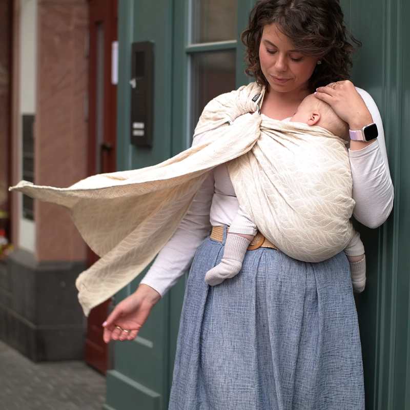新生児から3歳以上にも使えるスリング｜ディディモス ヘンプ混 シルク