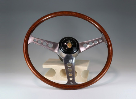 商品案内 】 N.O.S. レスレストングランプリ ウッドステアリング MINI