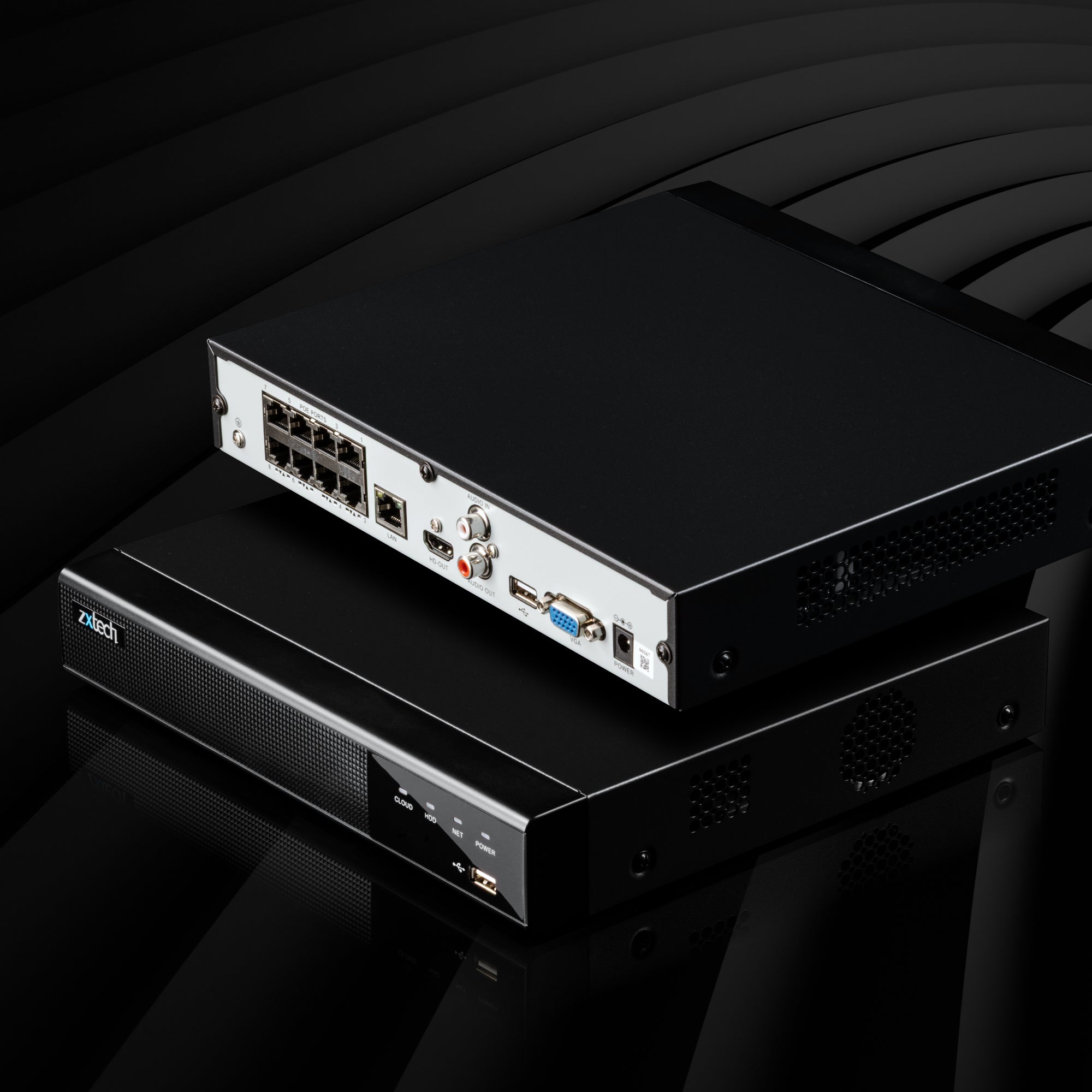 Zxtech Onyx 16CH 8-PoE NVR - 4K/8 MP with AI Detection