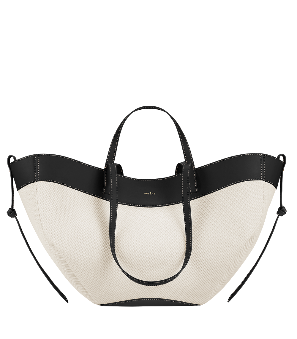 Polène | Bag - Cyme - Black Canvas – Polène EU