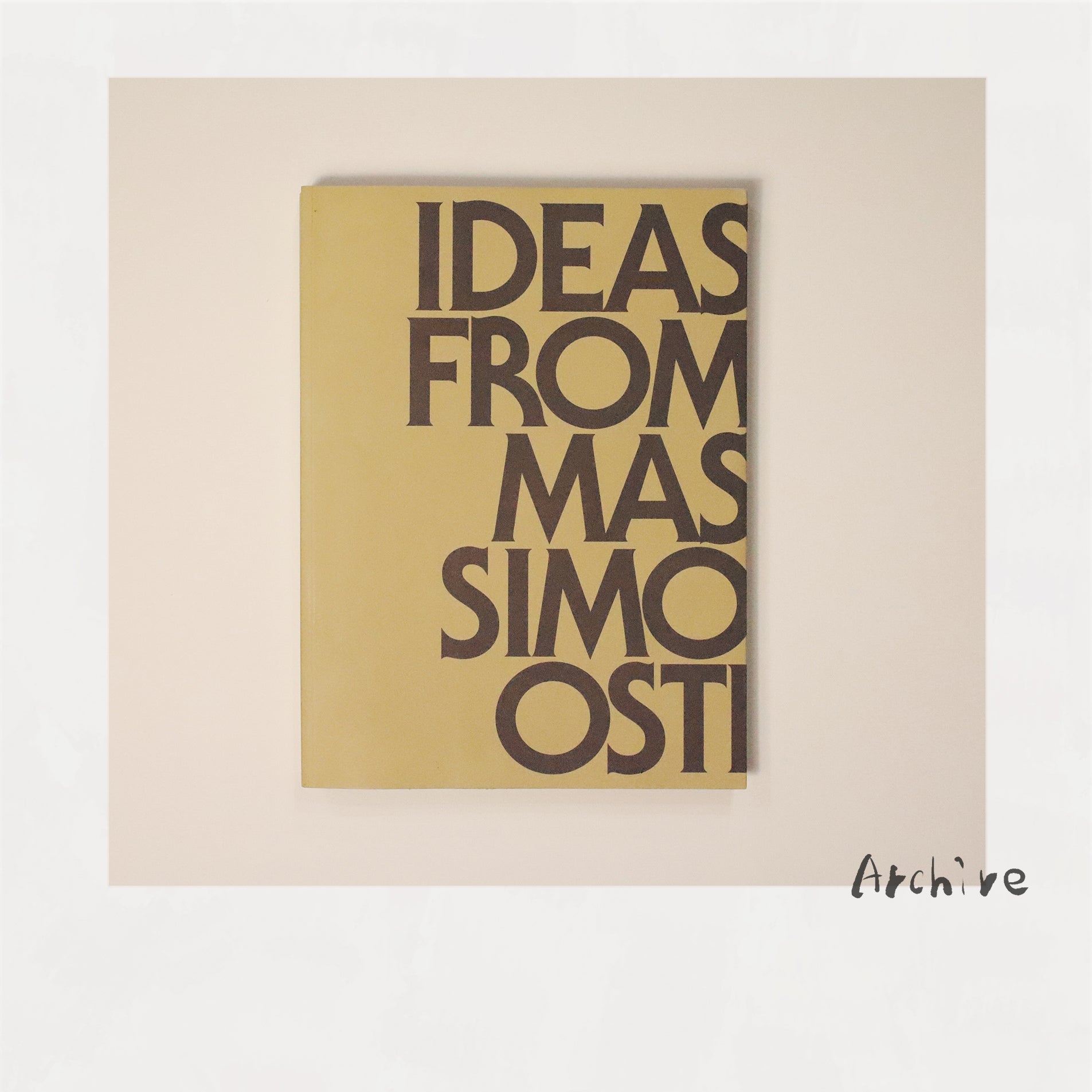 IDEAS FROM MASSIMO OSTI – EYE/KHOKI