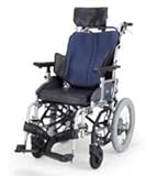 日進医療器 車椅子 座王シリーズ NA-F7 グレイッシュブルー 座幅42cm