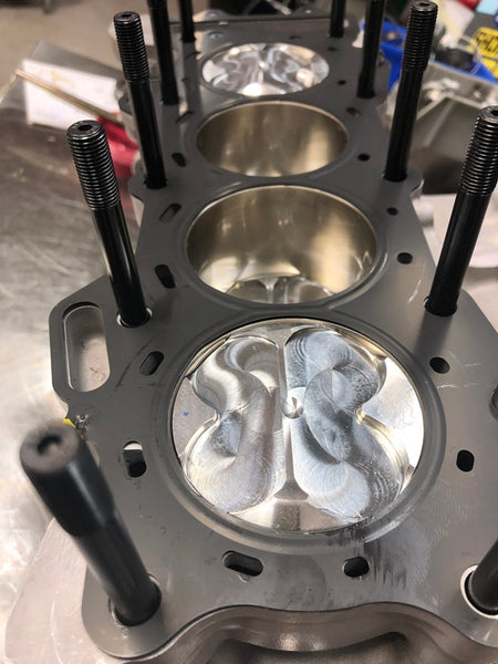 EDR Performance ZX6R ZX636 Forged Piston kit 2013-2025 high compressio