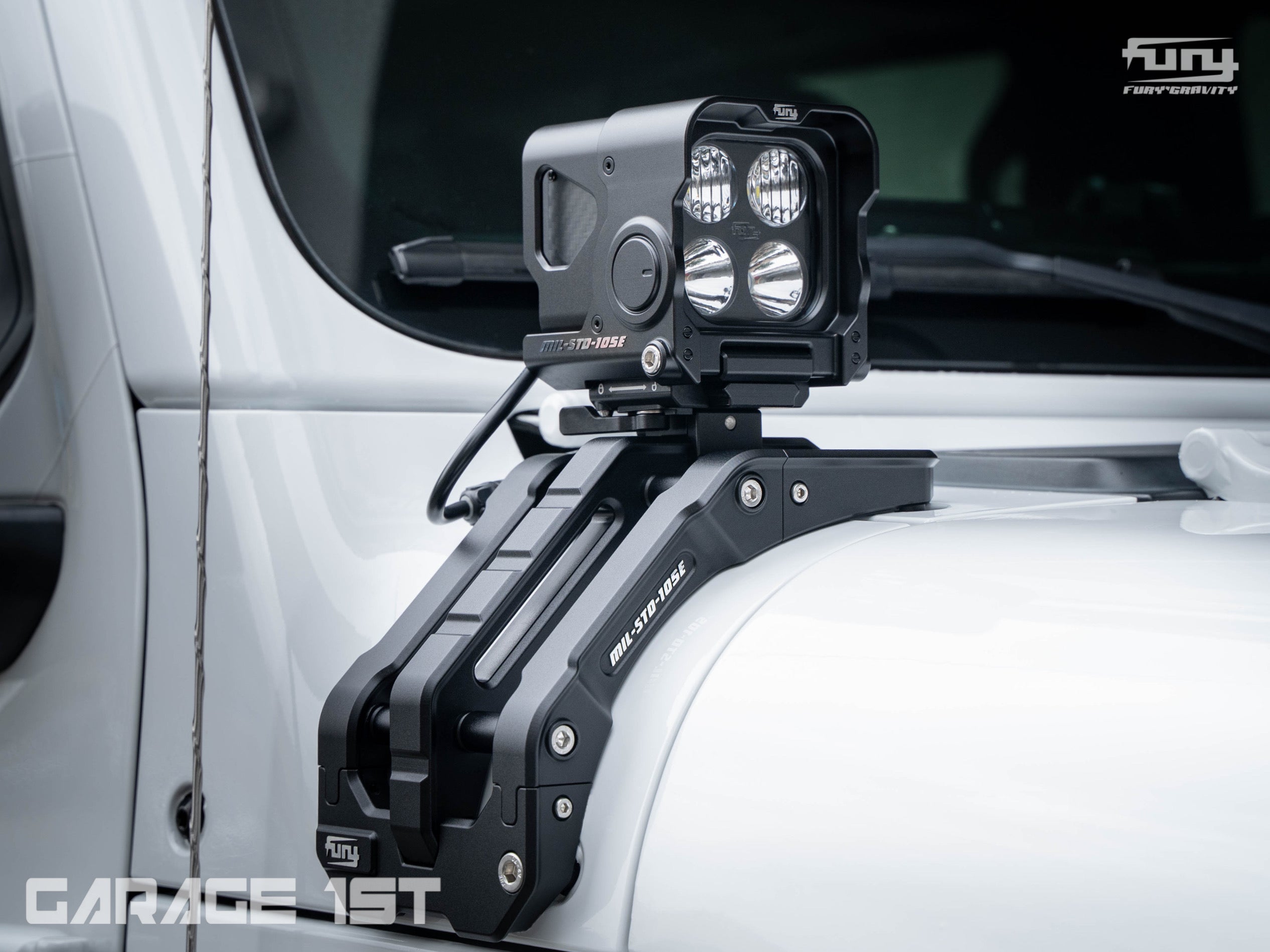 Fury Aピラーマウントライトブラケット付き（2個セット） / JEEP