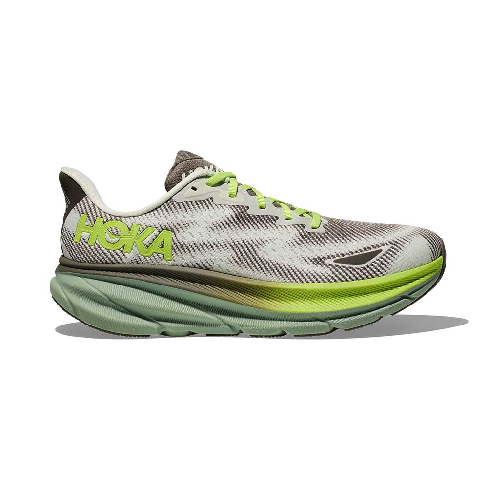 Men's Clifton 9 GTX Running Shoe - Slate/Aloe Vera - Regular (D