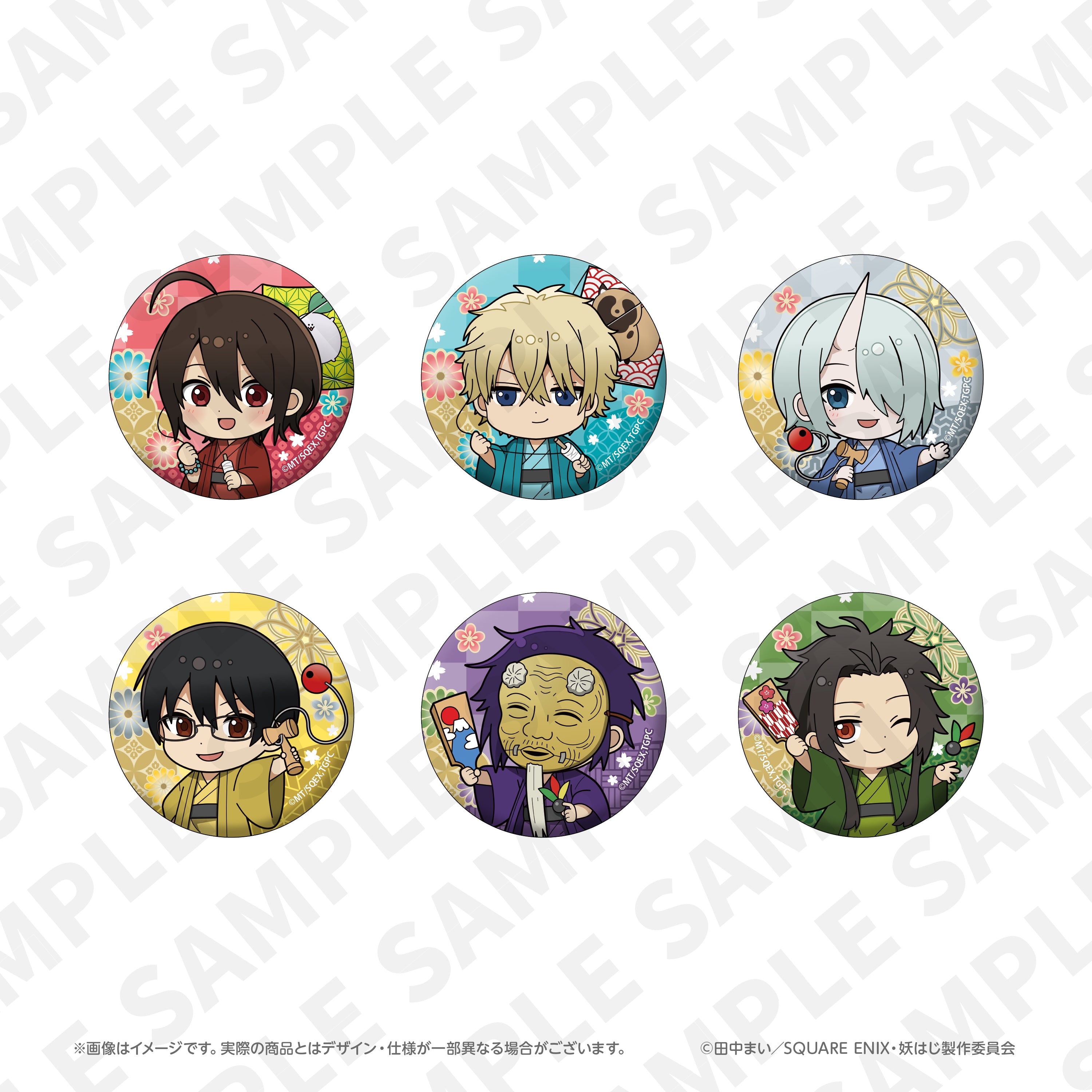 TVアニメ「妖怪学校の先生はじめました！」 トレーディング 缶バッジ