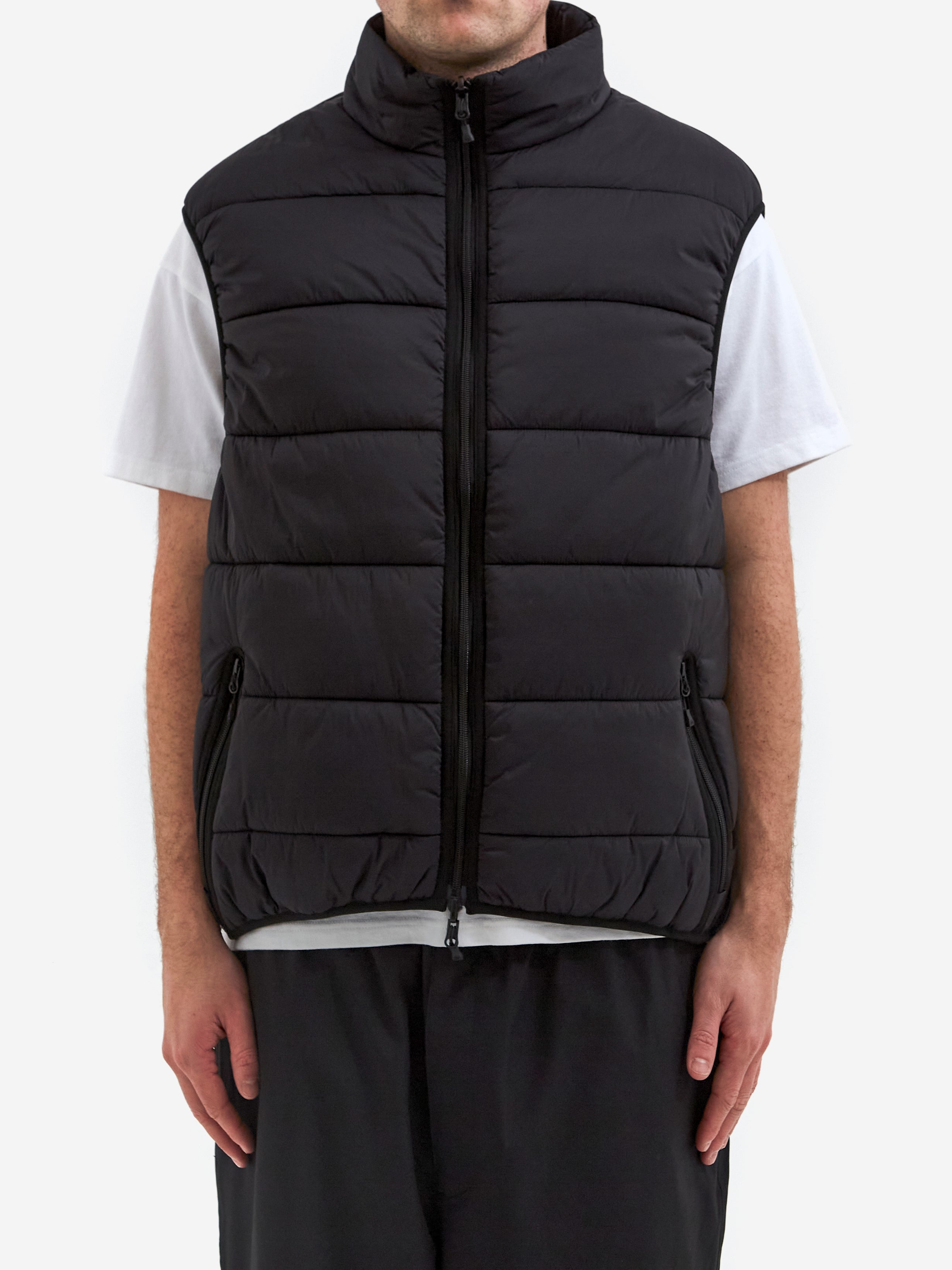 DAIWA PIER39 Tech Reversible Climbers Puff Vest - Black – Goodhood