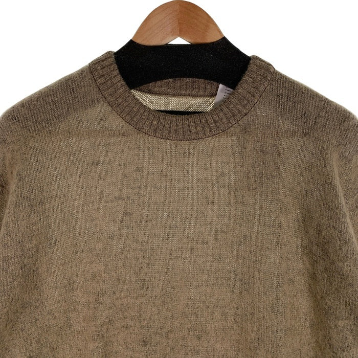 WACKO MARIA ワコマリア 24AW MOHAIR CREW NECK SWEATER モヘア クルー