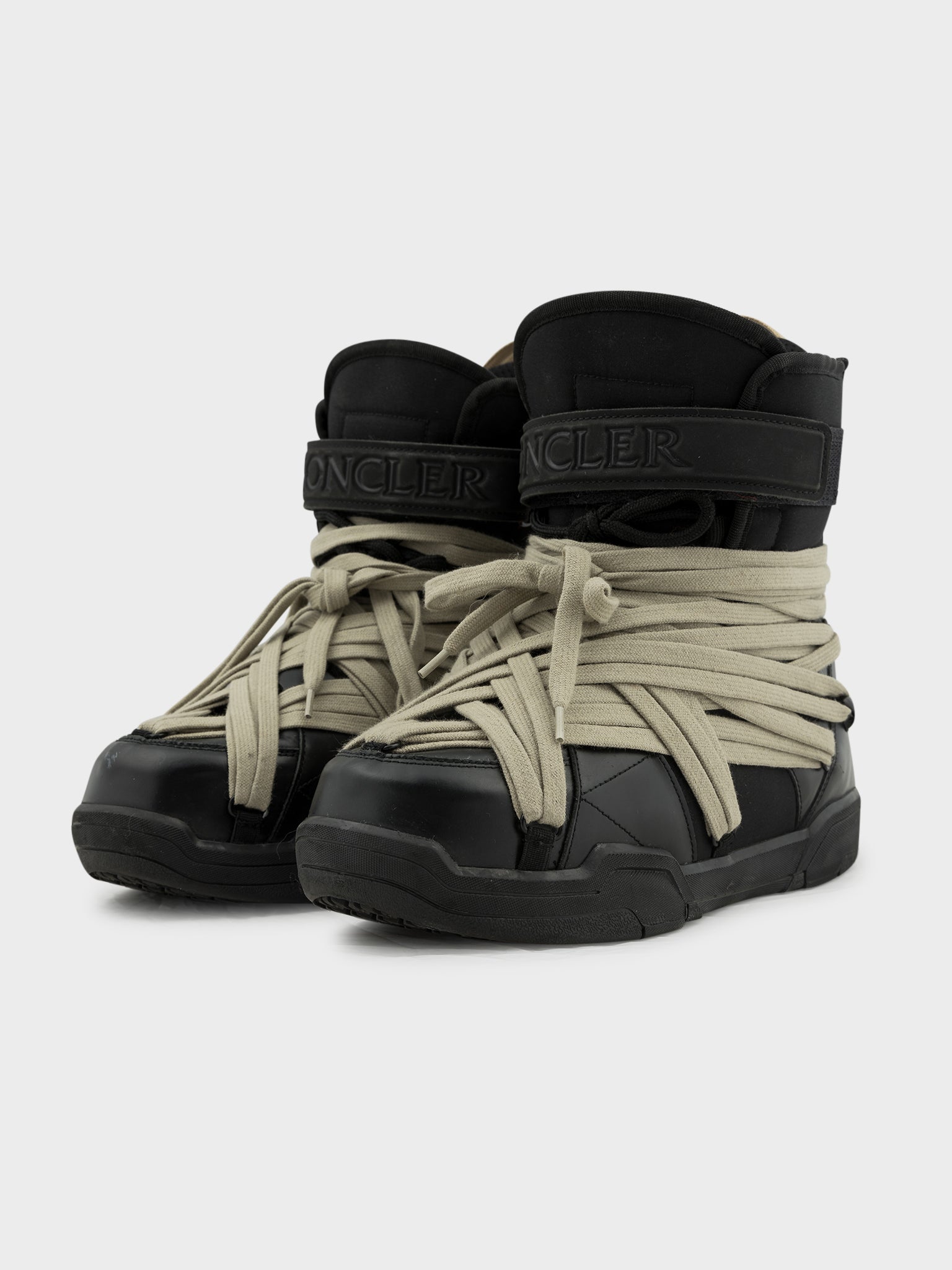 Buy Rick Owens Moncler Amber Megalace Boots Online at Groupie