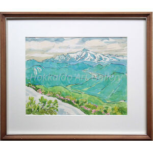 坂本直行『月山の遠望』 – 北海道画廊