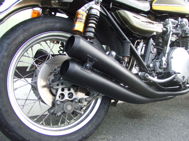 Goods Hutch Japan: カワサキ Z1/Z2用 特注4本マフラー Bタイプ M.C.S