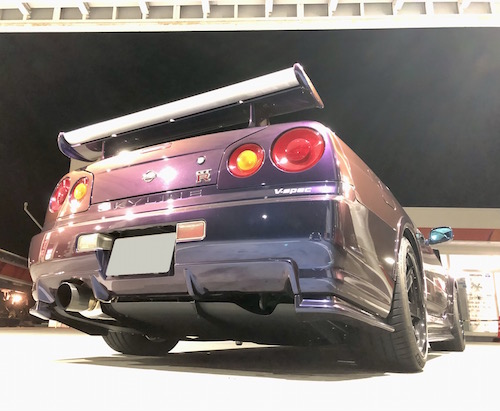 どうしても付けたかったR34のディフューザー！グローバルオート製品