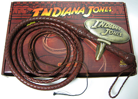 インディ・ジョーンズのムチ 鞭 Indiana Jones Leather Bullwhip