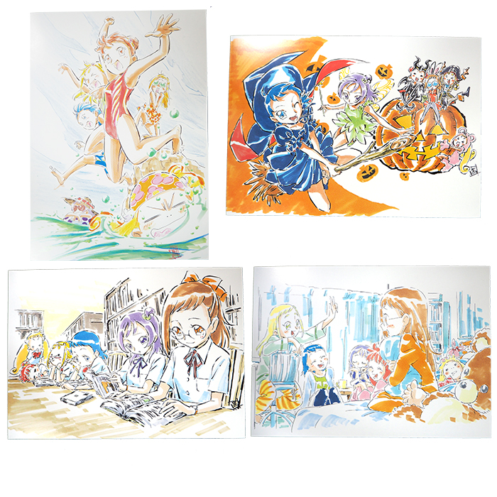 おジャ魔女どれみ 大判ポストカード4枚セット 全2種登場！！