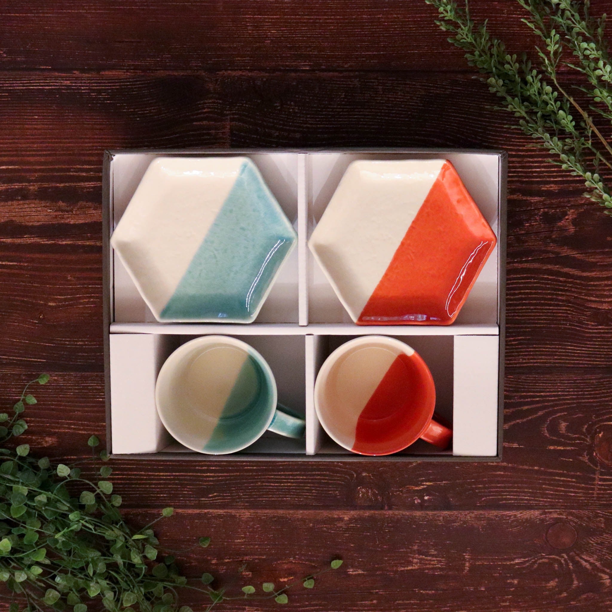 瀬戸焼 | マグカップ・取皿セット | すこやか | m.m.d.