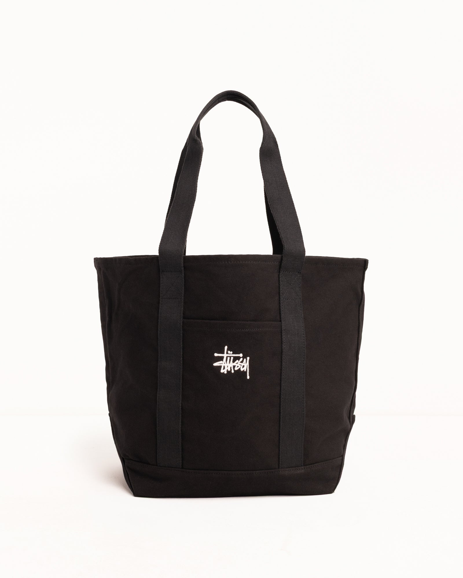 Canvas Market Tote – Black | Accessories | Stüssy Japan