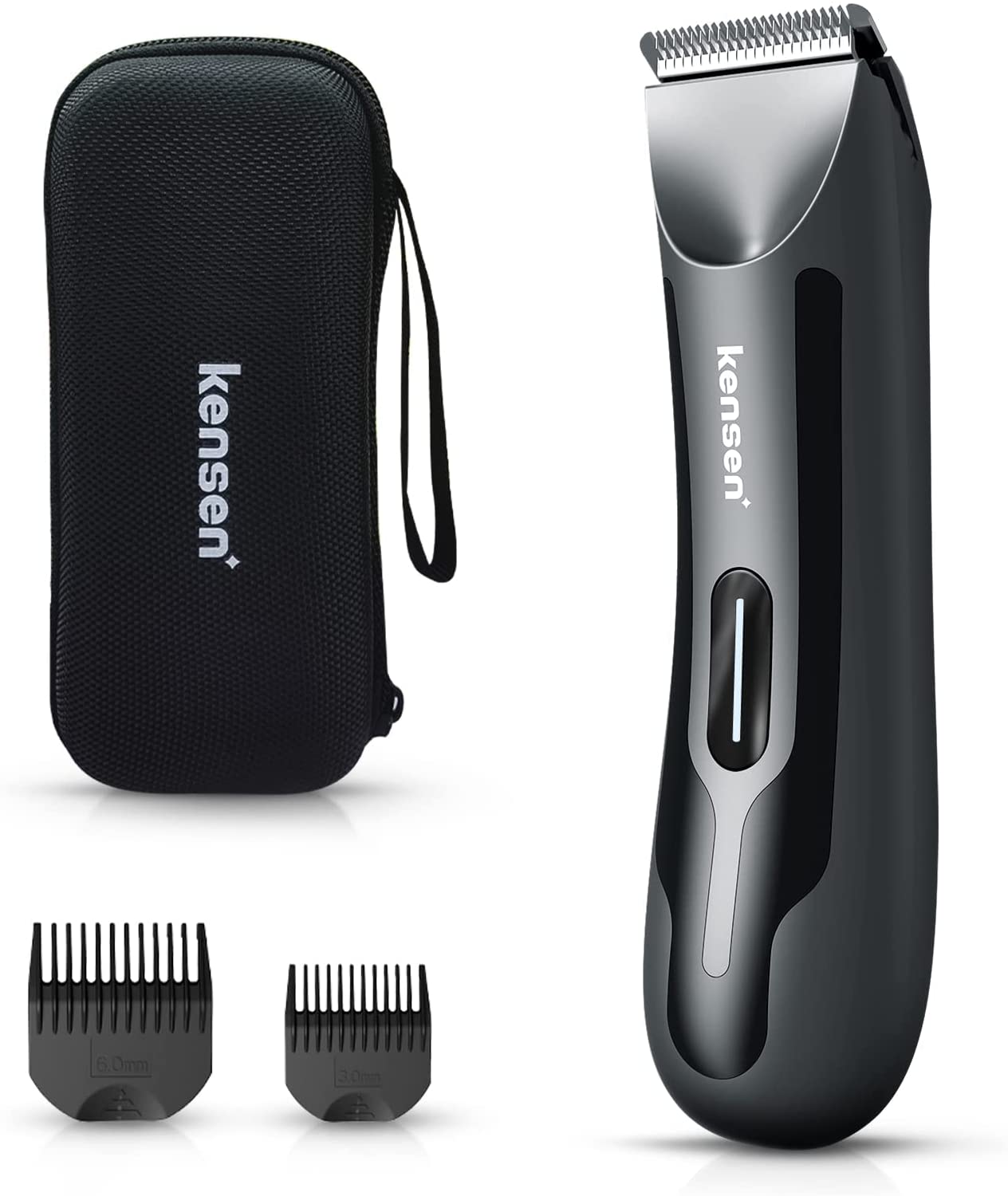 kensen 電気シェーバー LEDライト付き 防水 電動バリカン ヘアカッター