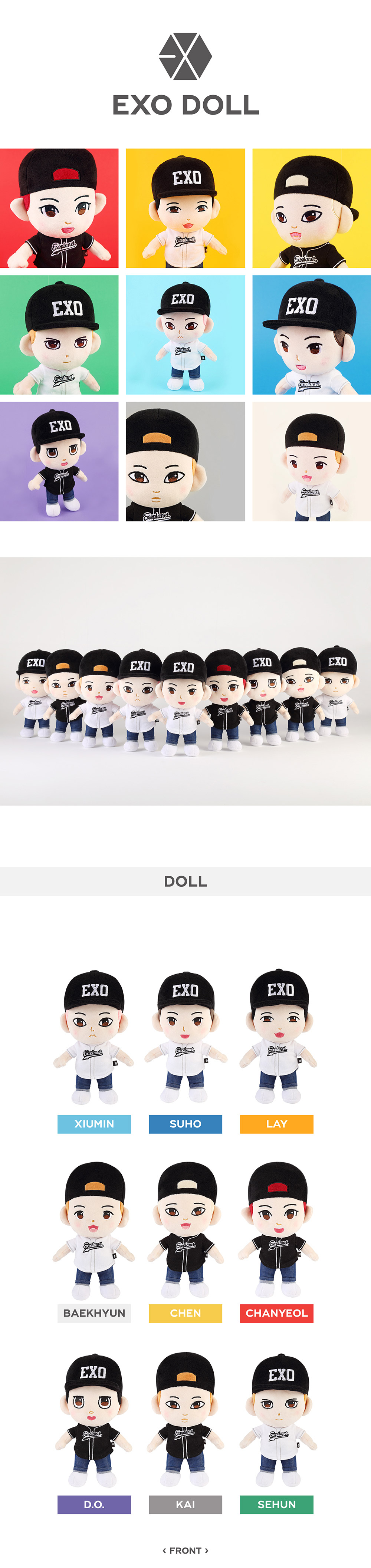 Pre Order] EXO Official Goods - DOLL