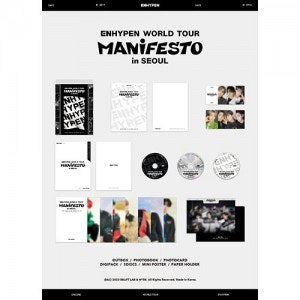 ENHYPEN - WORLD TOUR MANIFESTO in SEOUL (DVD) – KPOP Store in USA