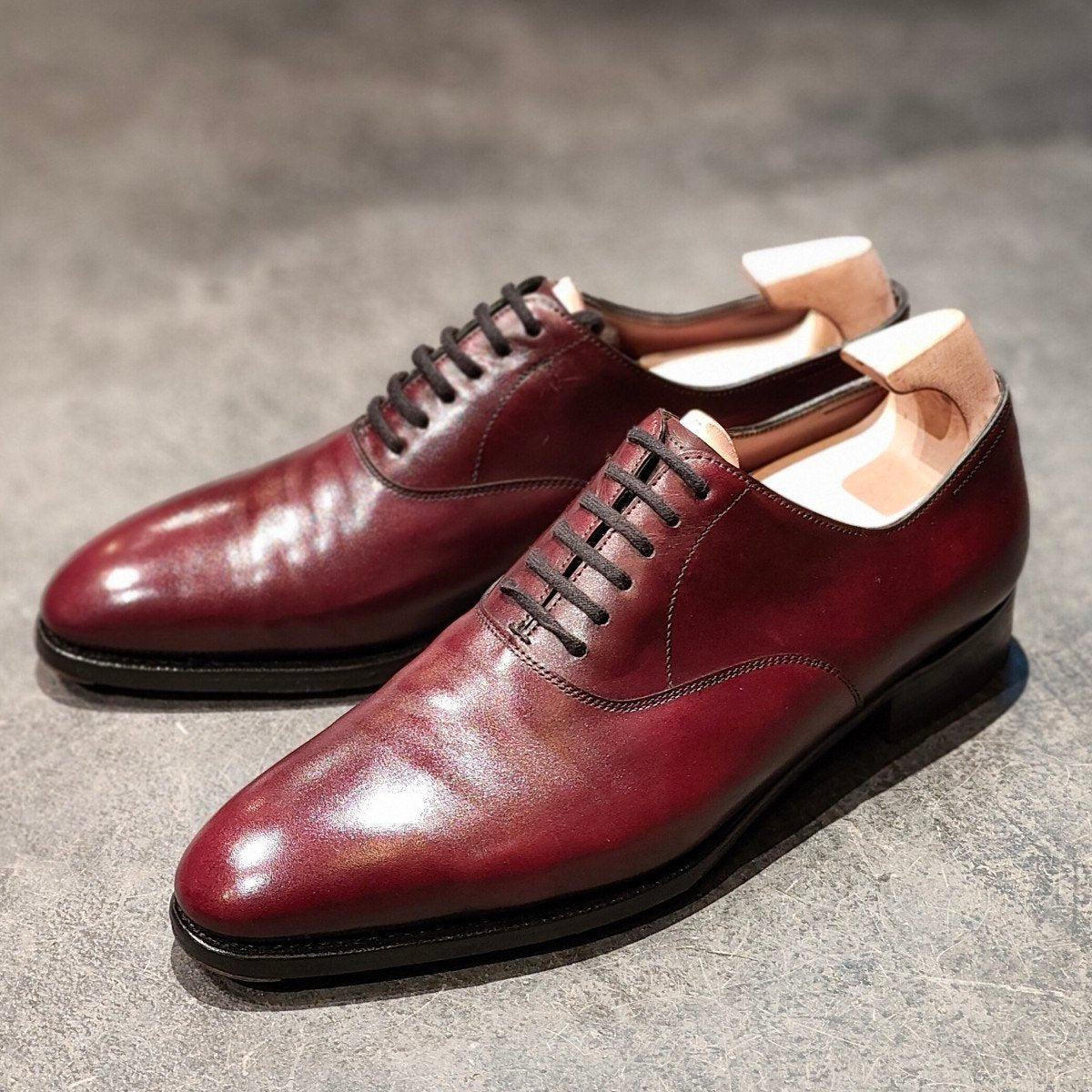 極美品 【JOHN LOBB】ジョンロブ シートン プレーントゥ カーフ