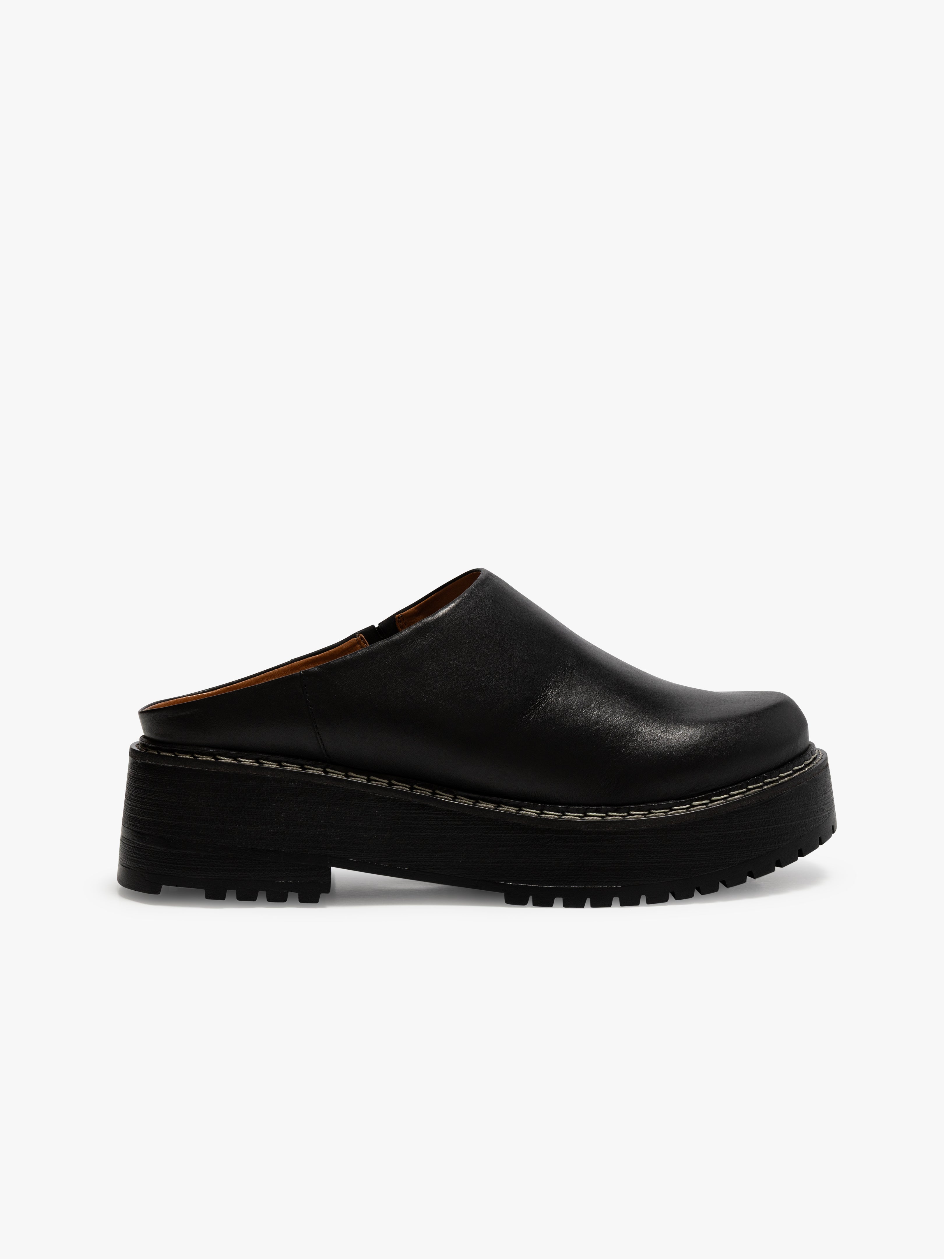 Lena Chunky Mule - Black – Lisa Says Gah