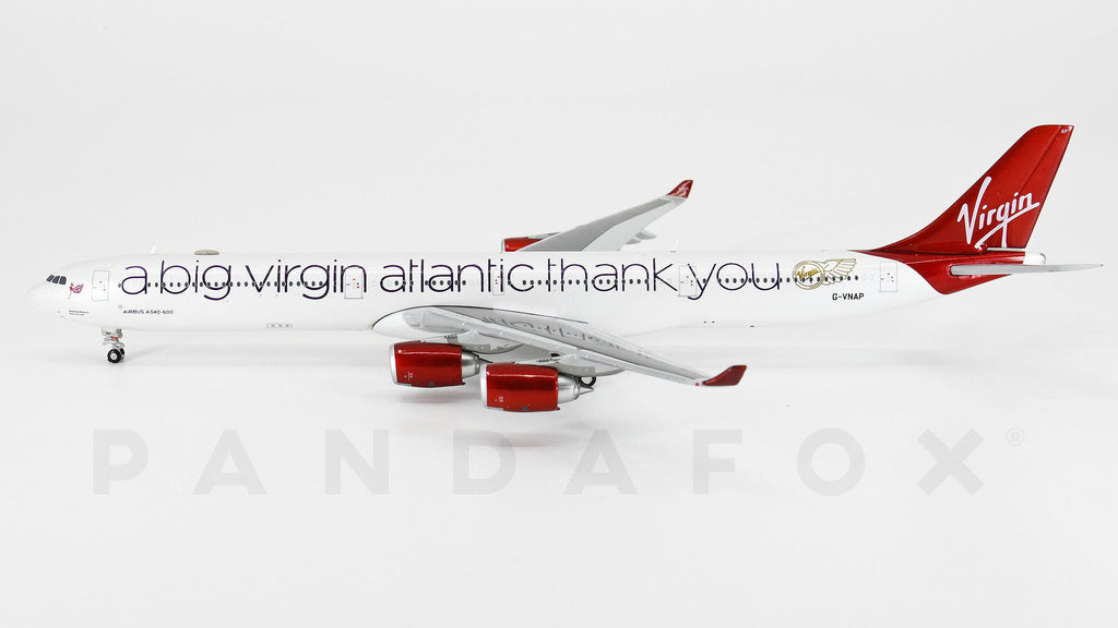 Virgin Atlantic Airbus A340-600 G-VNAP A Big Thank You GeminiJets
