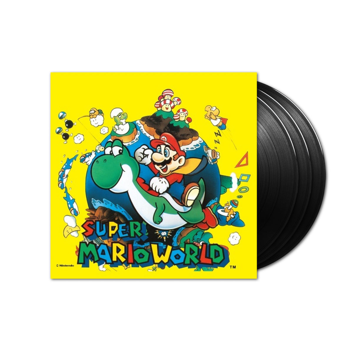 V. A. - SUPER MARIO WORLD 3xLP (Black Vinyl) – Plastic Stone Records