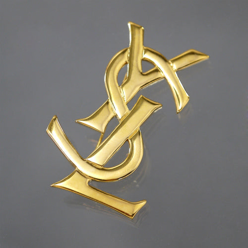 YVES SAINT LAURENT YSLブローチ(ゴールド) – Vintage Shop Rococo