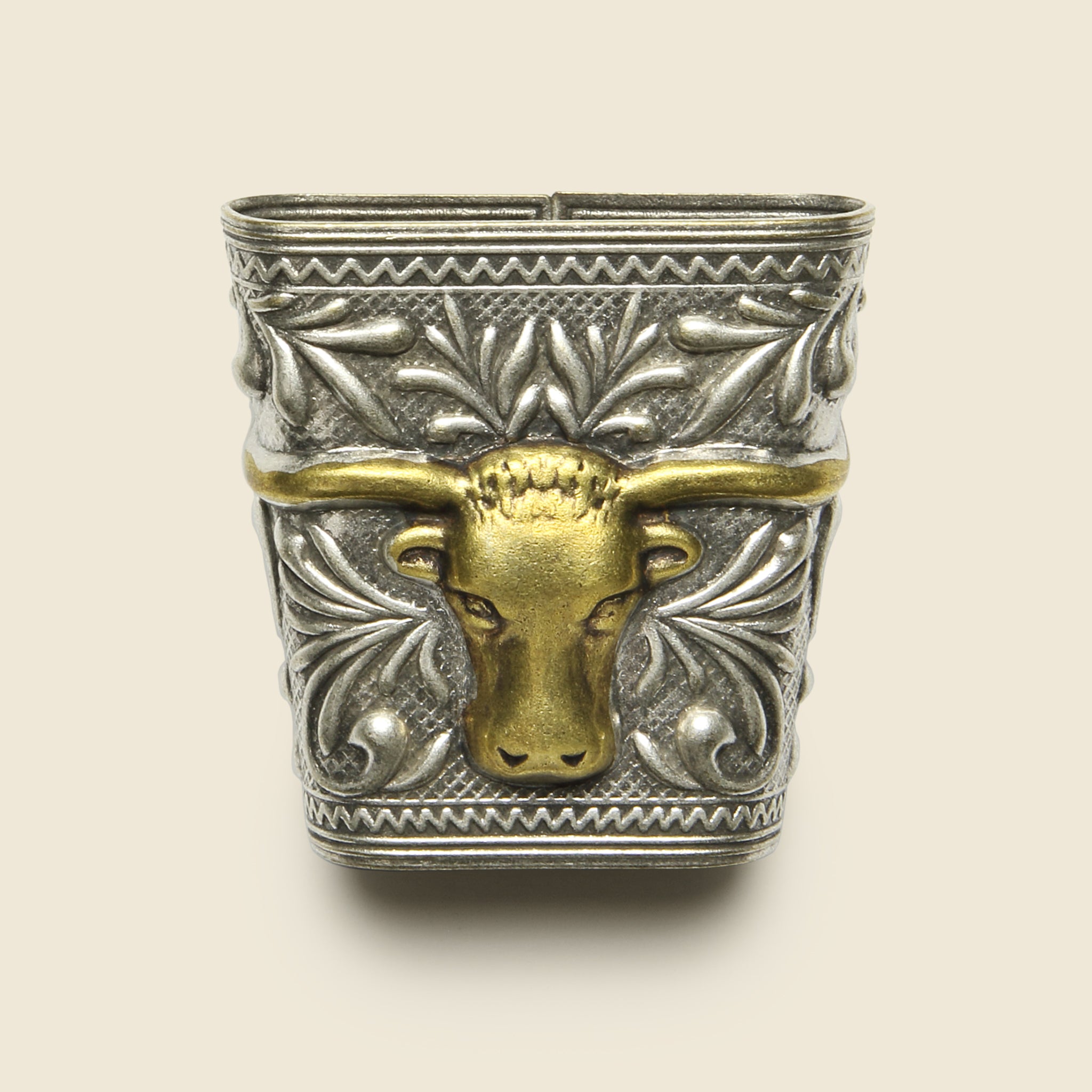 Bandana Slider - Vintage Silver/Brass