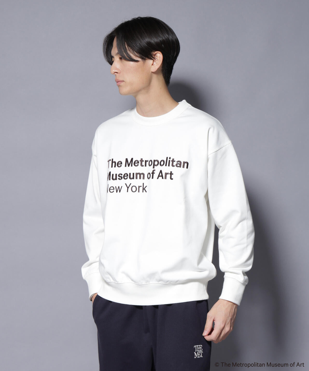 The Met」 リーガルネーム刺繍 スウェット
