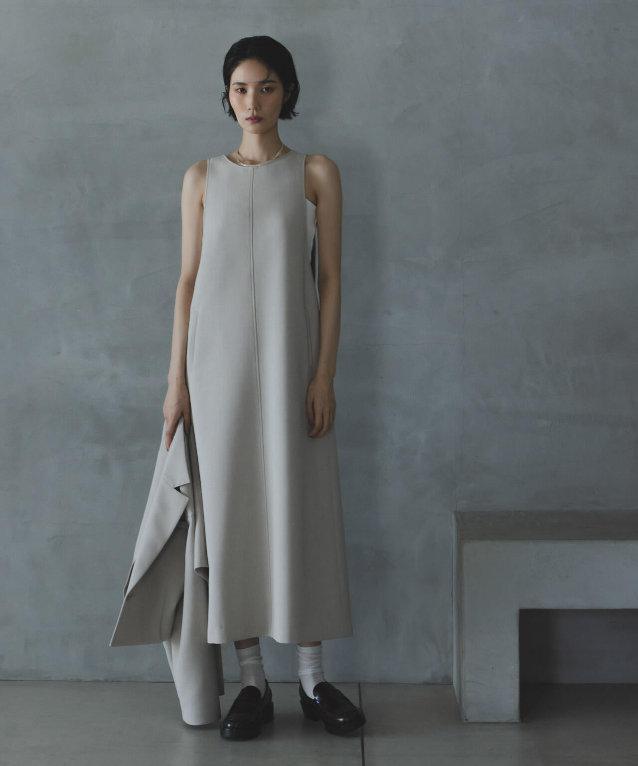 Reflax (R) ダブルクロス サイド オープン ワンピース