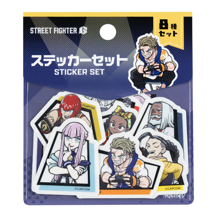 ストリートファイター クリアステッカーセット (ストリートファイター6